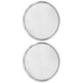 2pcs Round Pizza Screen Pizza Pan Baking Pan with Hole Aluminum Baking