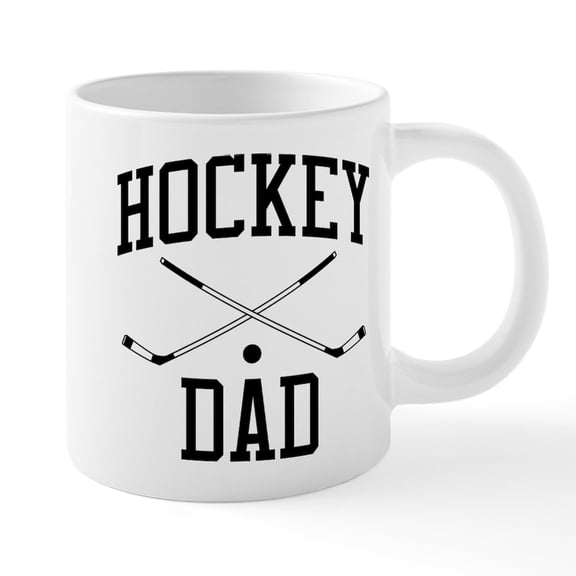 CafePress - Hockey Dad - 20 Oz White Ceramic Mega Mug