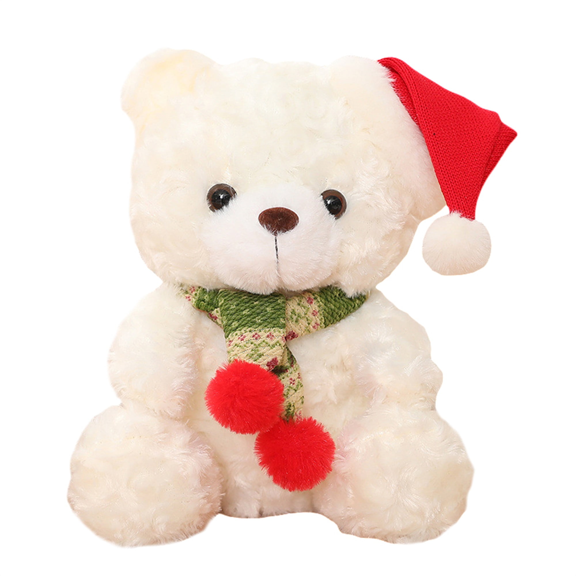 Jamlynbo Christmas Stuffed Animal Teddy Bear Plush Dolls Toys Bear/Deer