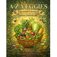 thumbnail image 1 of Libro para colorear educativo A-Z de verduras para niños de 3 a 8 años, 1 of 1