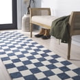 thumbnail image 2 of SAFAVIEH Martha Stewart Chelsea Algernon Checkered Runner Rug, Blue/Ivory, 2'3" x 8', 2 of 10