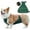 Green, variant on Waterproof Dog Belly Cover Short Legged Female/Male Dog Chest Protector Warm Dog Vest,L-female,Green