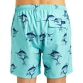 thumbnail image 2 of RFT Rainforest Men's Mesh Lined Quick Drying Swim Trunk, Catch, Aruba Blue, S, 2 of 3
