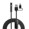 thumbnail image 1 of Industrial Endoscopy Borescope Inspection Camera 3 In 1 Interface Replacement for Type-C/ Android/ USB Port Built-in 9 Dimmable Adjustable Brightness LEDs 8mm Lens 1960 * 1080 Resolution IP68 Water, 1 of 8