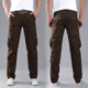 thumbnail image 2 of Pantalones rectos para hombre, pantalones cargo para hombre, holgados, casuales, estéticos, nuevos, de calle, sueltos, emo, Y2k, vintage, de diseñador, de alta calidad, baratos, 2 of 5
