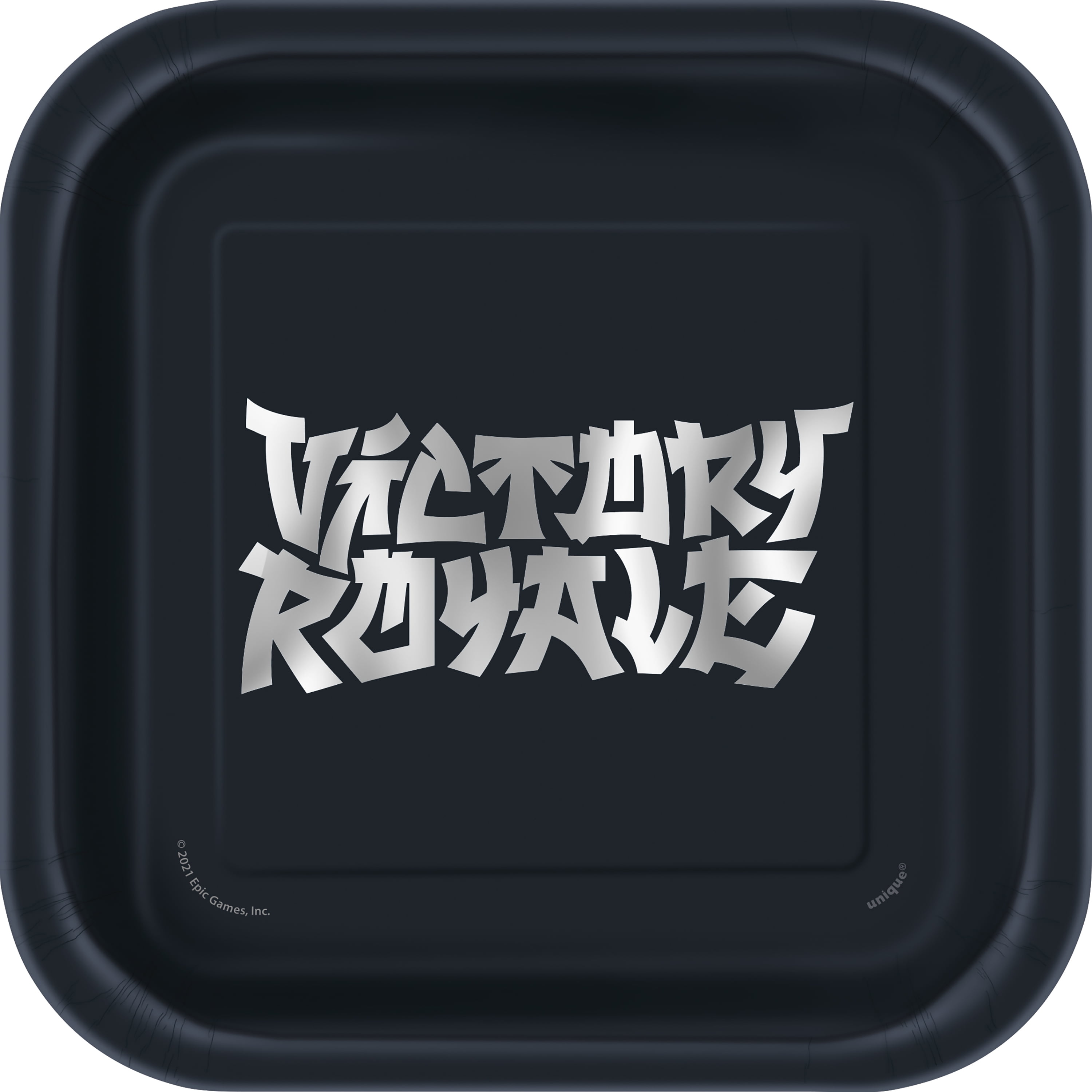 Square Fortnite Birthday Paper Dessert Plates, 7in, 8ct