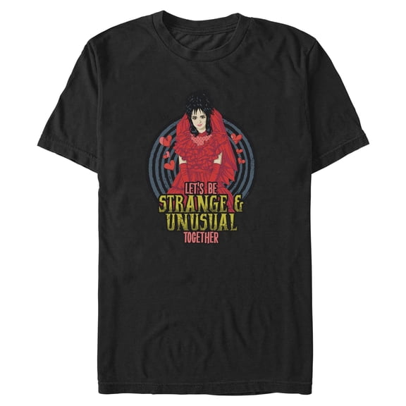 Mens Beetlejuice Let's Be Strange And Unusual Together T Shirt