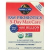 Garden of Life Raw Probiotics 5-Day Max Care 400 Billion Cfu 2.4 oz Pwdr