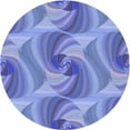 thumbnail image 1 of Ahgly Company Indoor Round Patterned Denim Blue Area Rugs, 8' Round, 1 of 1