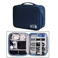 thumbnail image 4 of Abbracc Drawstring Organizer Travel Bag Universal Cable Organizer Case Durable Accessory Cyan, 4 of 9