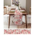 thumbnail image 6 of Table Runners 48 Inches Long Dress Scarves, Red Coastal Farmhouse Kitchen/Dining Table Runner, Short Coffee Tablerunners, Vintage Coral Ocean Modern Sea Abstract 13x48 Inch, 6 of 7