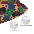 thumbnail image 3 of Sikiie Colored Guitars Pillow Covers, Throw Pillow Case Cushion Covers,Cushion for Bedroom,Couch,Home-14"x20", 3 of 6