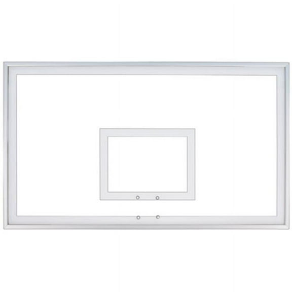 FT222 Acrylic 42 x 72 in. Framed Acrylic Backboard, Columbia Blue