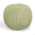 thumbnail image 1 of Butler Specialty Company Pouf en Coton Tissé à Épingles 19 Pouces L - Vert, 1 of 2