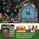 thumbnail image 5 of Figuras de elfo de madera, kit de adorno de puerta de estatuas de hadas en miniatura para jardín (estilo 1), 5 of 7
