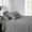 Gray, variant on Top Split (Flex) King Sheet Set Luxury 608 Thread Count Damask Stripe