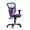 Purple, variant on Flash Furniture Nicholas Mesh Mid Back Executive Chair with Arms, 300 lb, Purple