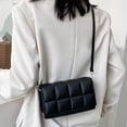 thumbnail image 4 of Bolso de cuero de PU para mujer, bolso con asa superior, informal negro1 jinwen bolsos cruzados de mujer, 4 of 8