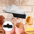 thumbnail image 1 of Raindrops Wall Mounted Shoe Storage Rack Black Shoe Display Rack Metal Design for Retail 1Pack, 1 of 8