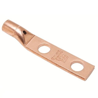 Grounding Stud - Burndy - YGHA262N - Hubbell Electrical / Burndy YGHA262N Compression Grounding Lug; 2 Hole, 1/2 Inch Stud, 2/0 AWG