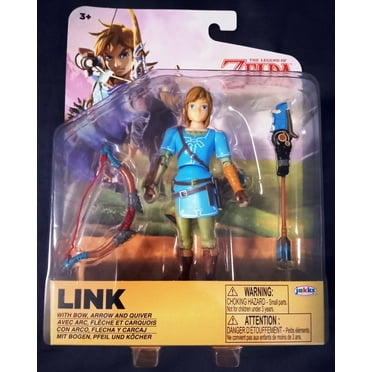 World of Nintendo The Legend of Zelda Breath of the Wild Link 4 Inch Action Figure