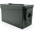 thumbnail image 1 of Caja de almacenamiento de munición de Metal de 50 Uds. De 9mm, caja de almacenamiento impermeable para Rifle, bala y escopeta, caja de regalo para hombres, 1 of 2