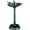 Flower Bird Pattern-Verdigris, variant on Antique Bronze Bird Bath 32" with Planter Pedestal, Flower Pattern 2-Tier Outdoor Birdbath & Feeder Bowl with Bird Statues for Garden Yard, Perfect for Bird Lovers