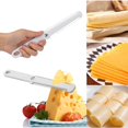thumbnail image 4 of Cortador de queso multifuncional, cortador de mantequilla, cuchillo para queso, cortador de queso para bloque de queso, 4 Uds., 4 of 5