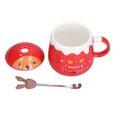 thumbnail image 2 of Ceramic Cup,450ml Christmas Cup Cute Coffee Mug Christmas Cup Smart Functionality, 2 of 8