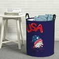 thumbnail image 5 of Picia Gnome 4th of July Large Laundry Basket, Waterproof, Freestanding Laundry Hamper, Collapsible Tall Clothes Hamper with Extended Handles-Small, 5 of 8