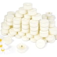 thumbnail image 2 of PYAN-Soy Tealight Candles 50 Pack, 6 Hours Long Burning Tealights Candles Bulk, Natural Soy Wax Tea Light Candle Paraffin-Free, Unscented Small Tea Candle for Emergency,Dinner, 2 of 3