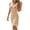 Khaki, variant on Womens Swimsuit Cover Up Tassel Side Split Crochet Dress Summer Beach Vacation Outfits Bathing Suit Coverups Sundress S-XL