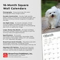 thumbnail image 5 of Maltese | 2024 12x24" (Hanging) Monthly Square Wall Calendar | BrownTrout, 5 of 8