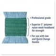 thumbnail image 5 of Boardwalk® Super Loop Wet Mop Head, Cotton/synthetic Fiber, 5" Headband, Medium Size, Blue, 12/carton, 5 of 5