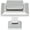 Polished Chrome, variant on Alno A950-14-SN Millennium 1-1/4" Cabinet Square Knob Satin Nickel