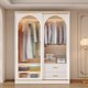 thumbnail image 2 of Apartment Storage Wardrobes Mirror Display Clothes Free Shipping Plastic Cabinets Bedroom Organizer Closets Abiertos Furniture My Lux Decor Round, 2 of 34