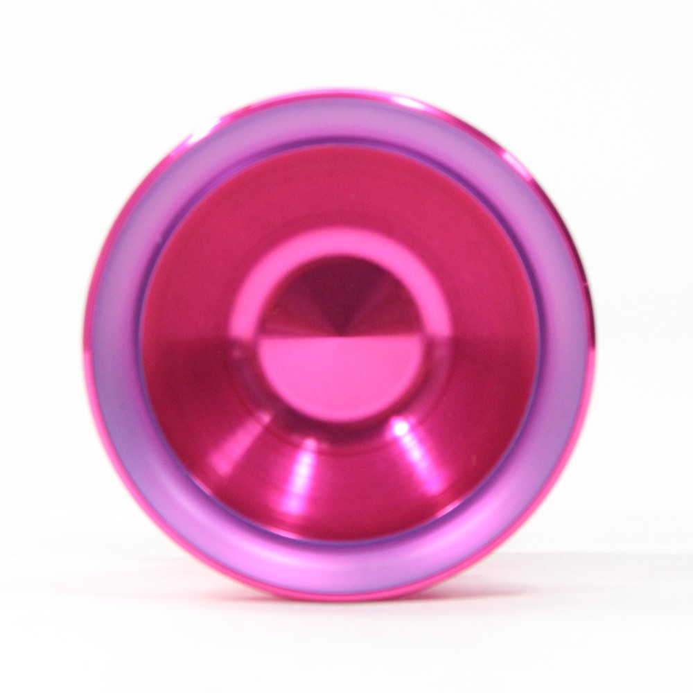 The Good Life Pharaoh Yo-Yo - Monometal with Acrylic Ring - Filip David Signature YoYo (Hot Pink with Purple Ring- Filip Edition)