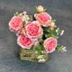 thumbnail image 4 of XmhyTop 2 piezas de flores artificiales de tacto real, flores falsas para decoración del hogar, oficina, boda, arreglo de ramo de flores artificiales para decoración (rosa, 12,2 pulgadas de largo), 4 of 4