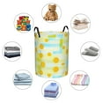 thumbnail image 6 of ZICANCN Dots Circle Laundry Basket Organizer - Dirty Clothes Hamper for Bathroom Kids Girls Boys Laundry Hamper Medium, 6 of 8