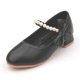 thumbnail image 1 of Zapatos para niños, zapatos de cuero para niños, lazo blanco, primavera y otoño, zapatos de princesa de tacón alto para niñas, zapatos de marea perlada, 1 of 6