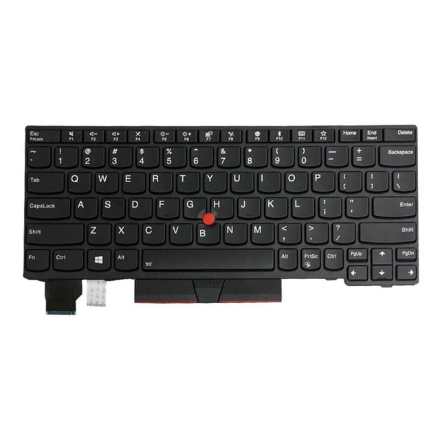 . UU. De Repuesto Para Computadora Portátil En Inglés Para X280 20KF 20KE Soledad Reemplazo de computadora portátil negra