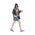 thumbnail image 1 of Figura femenina a escala 1/64, figura coleccionable realista en miniatura, modelo de personas diminutas. Estilo B, 1 of 9