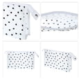 thumbnail image 3 of 1 Pc Women Durable Flower Cosmetic Bag for Vacation Outdoor Activities Gym Black EVA, 3 of 4