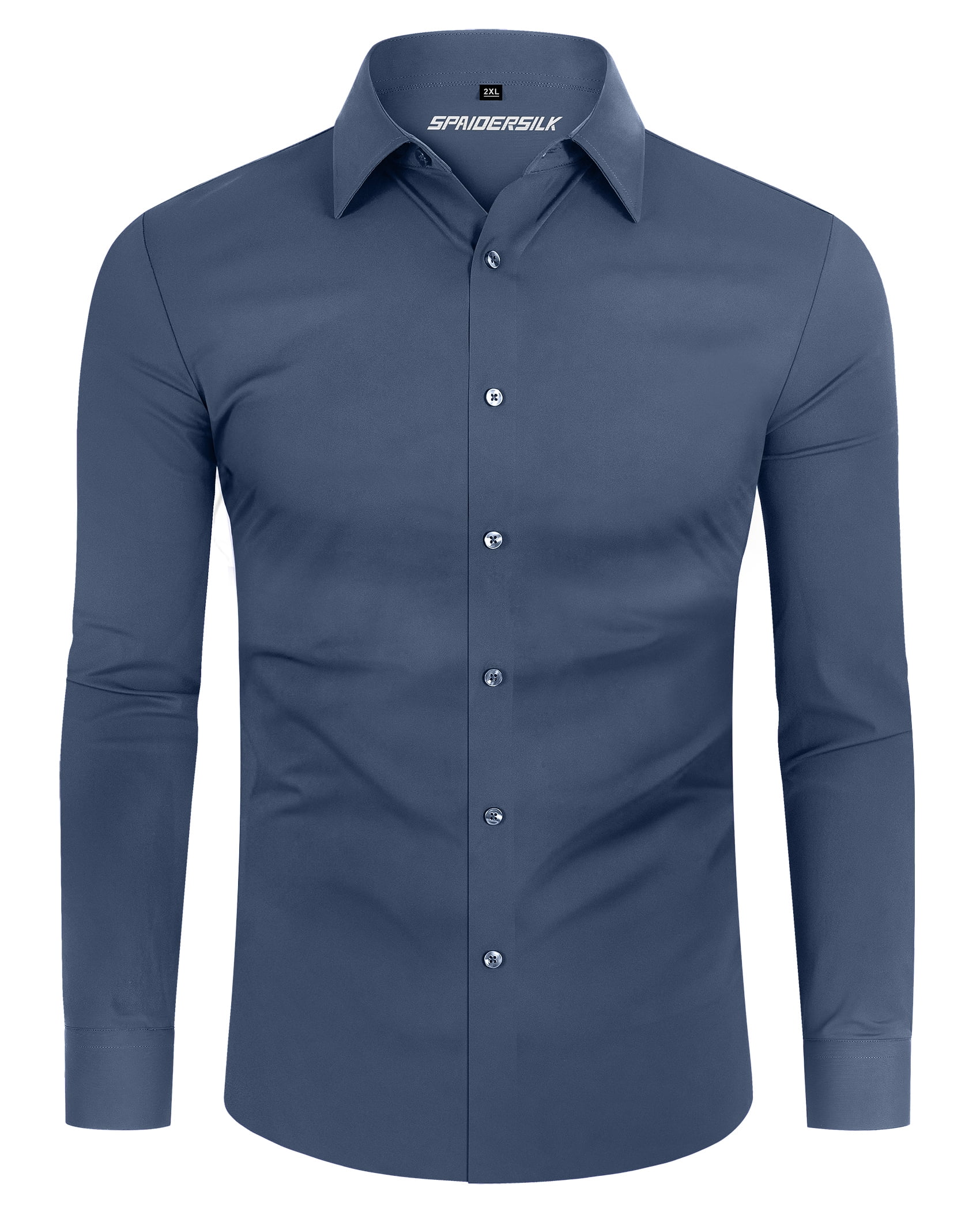 amazon dress shirts for men Mens Slim Long Sleeve Stretch Wrinkle Free Button Down Shirt weather wear. amazon black a line dress