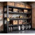 thumbnail image 2 of 5-Tier Heavy Duty Storage Shelves Unit, Adjustable Metal Garage Shelving, 3500 lbs Garage Storage Industrial Shelves, Storage Racks, Steel Shelf for Shop, Warehouse, Basement, 2 of 6
