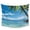 Blue, variant on Ocean Tapestry for Bedroom Wall Hanging Tapestry, Summer Palm Trees Blue Sky Beach Scenery Ceiling Backdrop Tapestries Poster Blanket Wall Decor for Teens Room Living Room Dorm 55" x 73"
