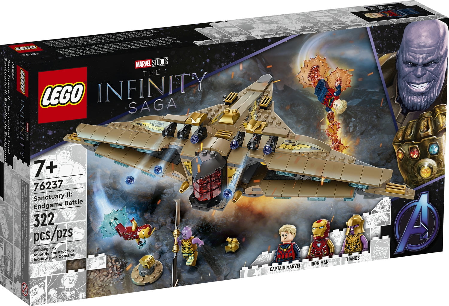 LEGO Marvel Avengers: Sanctuary II: Endgame Battle 76237 Thanos