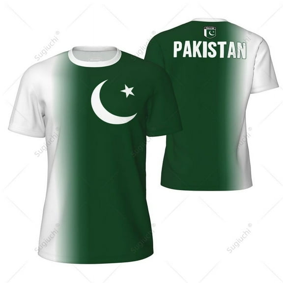 Sports Mesh T-shirt Pakistan Flag For Running Bike Soccer Tennis Football Fitness Tees 3D Printed Custom