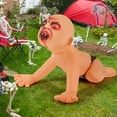 thumbnail image 6 of GOOSH Halloween Inflatables 4 FT Halloween Zombie Inflatable with Built-in LEDs, Scary Inflatable Zombie Halloween Blowups, Outdoor Halloween Decorations Zombie Blow up for Halloween Holiday Party, 6 of 7