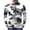 Gray, variant on Men's UPF 50+ Cycling Jersey Long Sleeve Bike Shirt, Moisture Wicking Quick Dry Alt Print Cycling Clothing for Road Riding Blue L